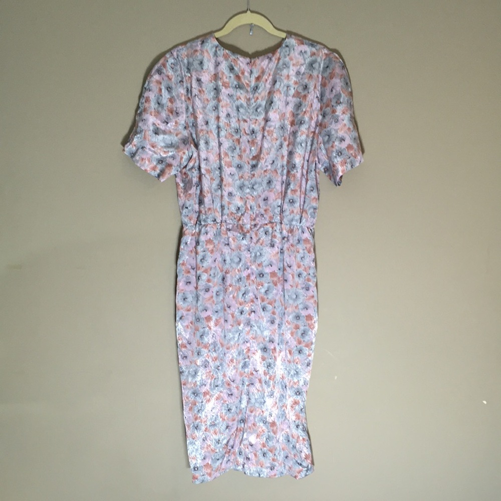 Vintage Floral Dress w/ pockets. custom made, handmade - Picture 5 of 10